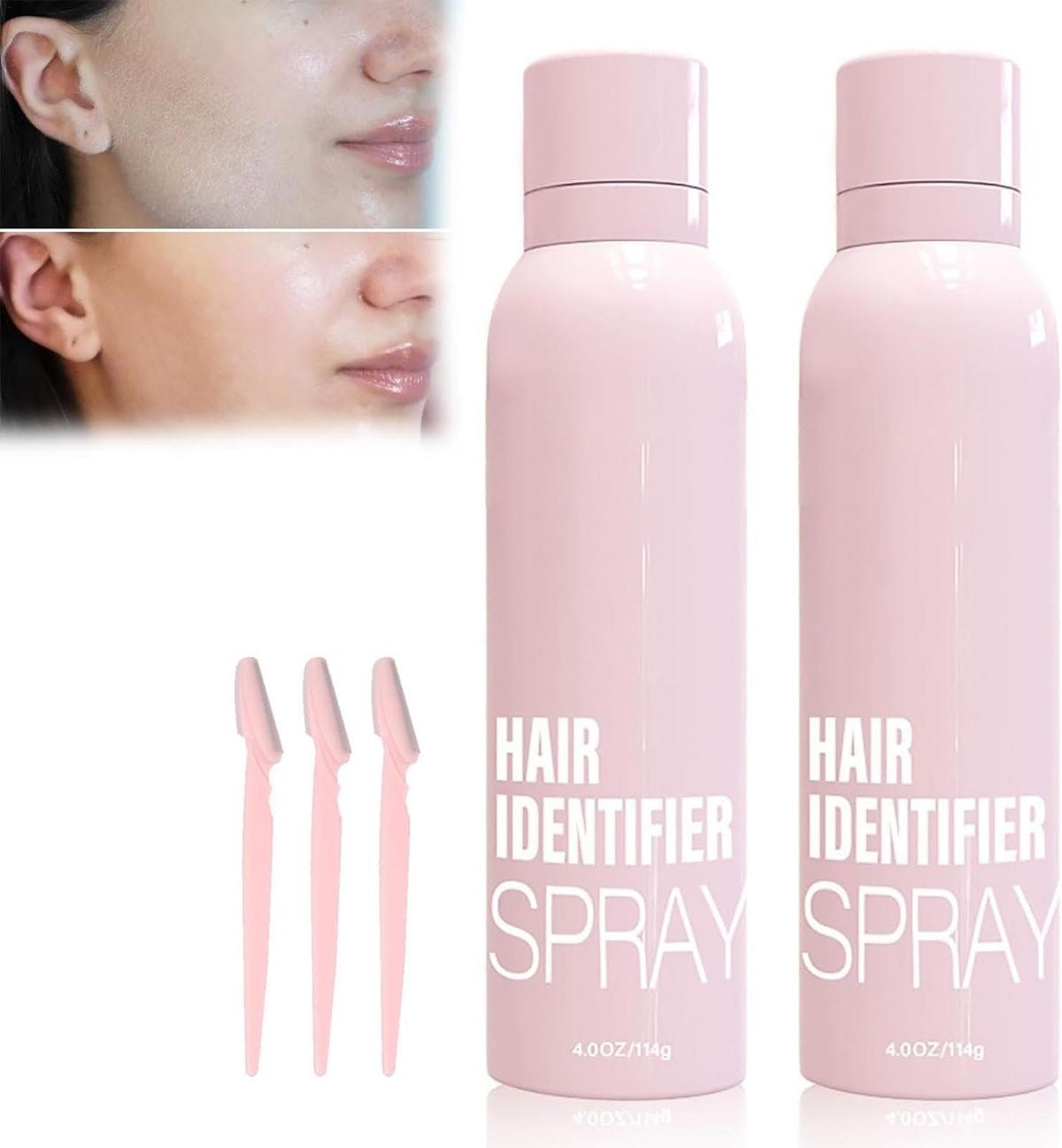 Hair identifier spray